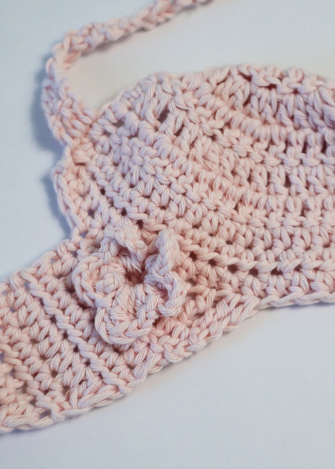 crochet bikini set, micro crochet swimwear, handmade pink bikini, triangle crochet top, dainty beachwear, artisan summer set