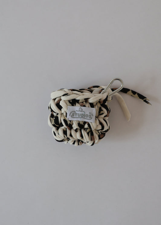 Protect your EarPods in style with our Wild Thing crochet case — bold, eco-friendly, and ready to clip and go wherever you do.